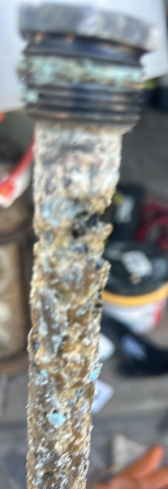 Degrading anode rod